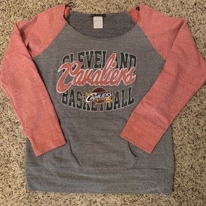 Cleveland Cavaliers Open Neck Sweatshirt
